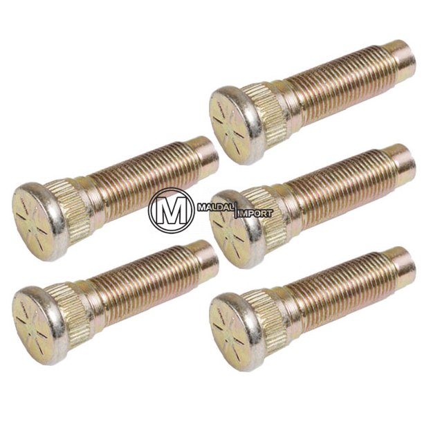 1/2 Inch x 20 Wheel Stud Kit, 5 Piece Alloy USA Maldal Import